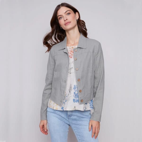 Fringed Hem Jacket