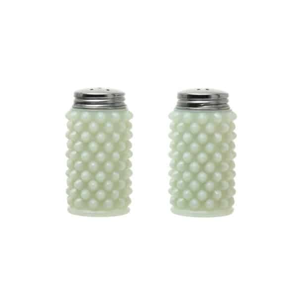 Milk Glass Salt and Pepper Shakers