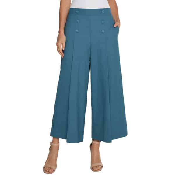 Sailor Crop Wide Leg Pant