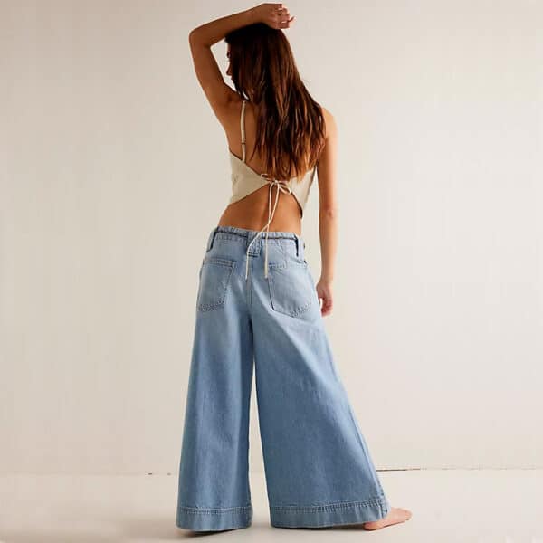 Sheer Luck Wide Leg Jean