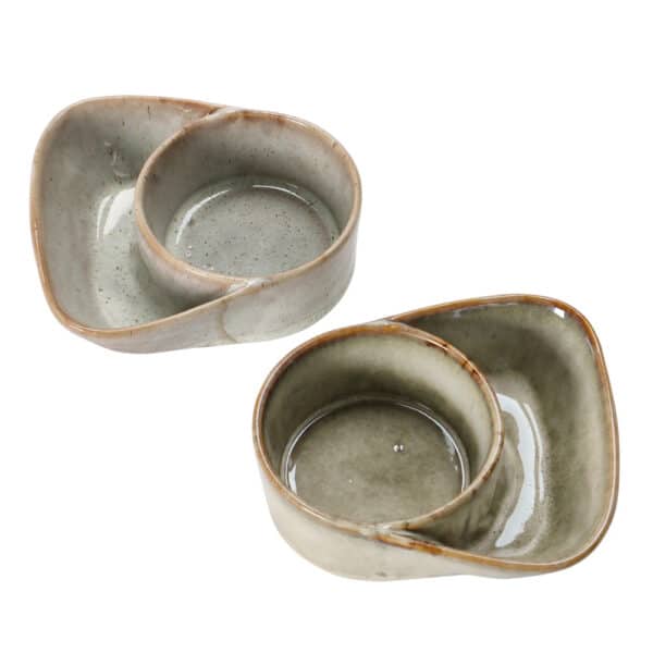 Stoneware Cracker & Soup Bowl