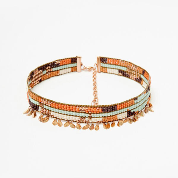 Multi Beaded Choker